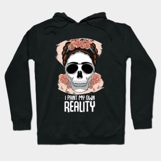 Frida Floral Skull Hoodie